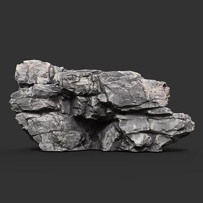 Natural Wood Stone Material With Rough Gray Texture And Solid Natural Structure 3d model
