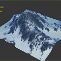 Breathtaking Snowy Mountain Landscape With Snow Covered Peaks And Rocky Slopes