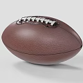 Sports Equipment American Football Brown Leather Surface With White Laces For Training And Game Use