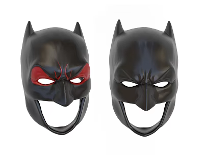 Modern Mask Batman Mask Wall Pendant 3d model