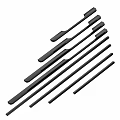 Black Cabinet Drawer Handles With Various Lengths And Modern Design