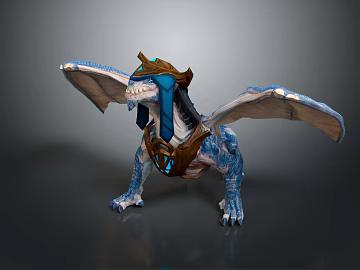 Modern game character dragon riding dragon mount dragon (ID:ggajh016800)
