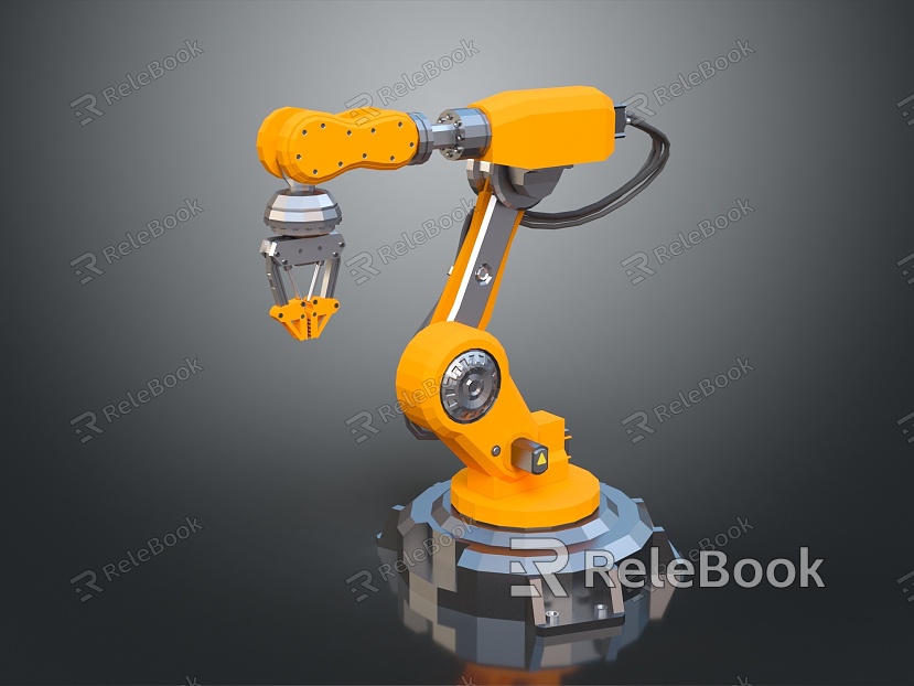 Modern Robot Arm Robot Arm Mechanical Arm Robot Arm Robot Head model