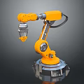 Modern Robot Arm Robot Arm Mechanical Arm Robot Arm Robot Head 3d model