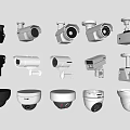 Various Projection Surveillance Cameras With Different Shapes And Functional Designs