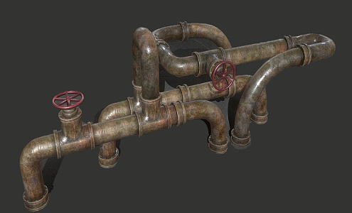 Industrial LOFT Pipe 3d model