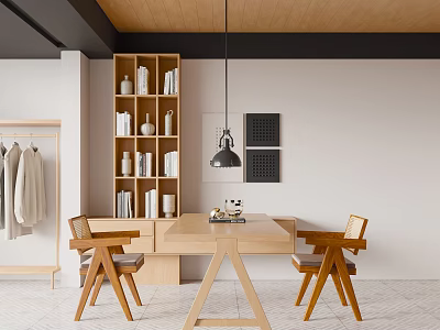 Modern study 3d model