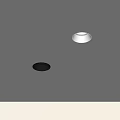 Minimalist Borderless Downlight Embedded Spotlight LED Downlight Hill Light Main Light 3d model