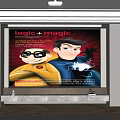 Home Theater Projection Monitoring System With Magic Theme Screen And Cartoon Content