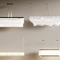 Elegant Crystal Chandeliers Design With Various Hanging Styles And Decorative Features 3d model