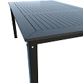 Outdoor Table and Chair Courtyard Villa Garden Terrace Balcony Outdoor Leisure Tea Table Aluminum 3d model