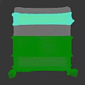 Double Bed With Soft Brown Blanket And White Linen Sheets Design
