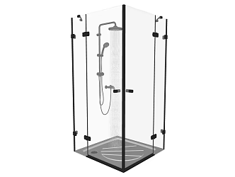 Modern shower 3d model