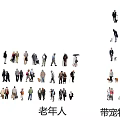 Group of People in Classical Attire Standing in Traditional Line
