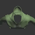 Light Green Casual Hoodie With White Text Design And Comfortable Fit