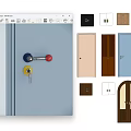 Various Door Handles With Multiple Designs Shapes Colors And Styles For Home Cabinets