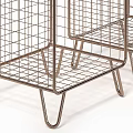 Sturdy Metal Wire Shelving Unit With Open Design And Multiple Storage Shelves 3d model