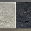 Textured Silver And Black Wall Surface With Natural Pattern For Interior Decoration 3d model