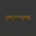 Chinese Traditional Archway With Double Eaved Roof Green Red Ornate Carvings And Classical Design