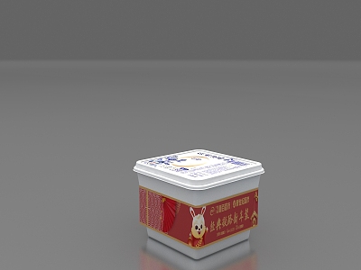 Modern Milk Classic Coagulated Cheese Cover 3d model