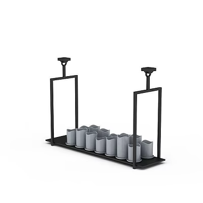 Simple hanging cup holder 3d model Simple hanging cup holder 3d model