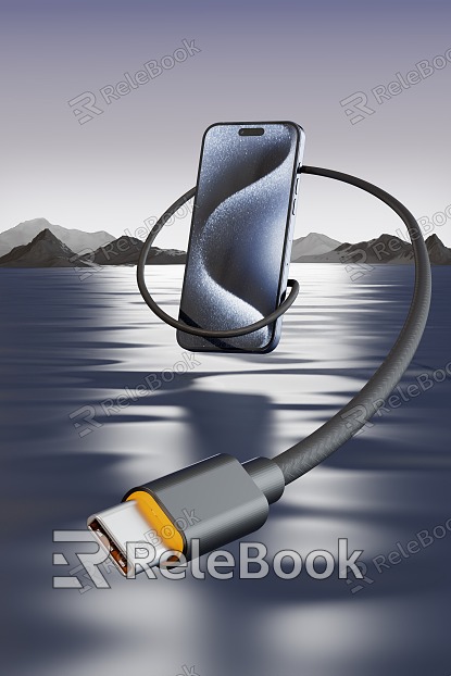 Data line Apple mobile phone water model