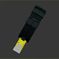 Professional Black Yellow Tape Measure with SKN Brand 5m Length Ergonomic Grip Hardware Tool