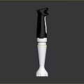 Immersion Blender As Daily Electric Appliance With Black Handle And Stainless Steel Mixing Shaft For Kitchen Use