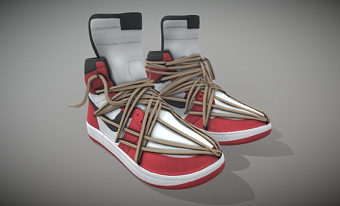 sneaker Nike sneaker Sneakers Nike Air Jordan Shoes Travel Shoes High-top Shoes 3d model