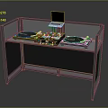 Professional DJ Console With Dual Turntables Mixer And Digital Display Panel