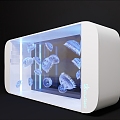 Modern fish tank jellyfish aquarium fish tank 3d model