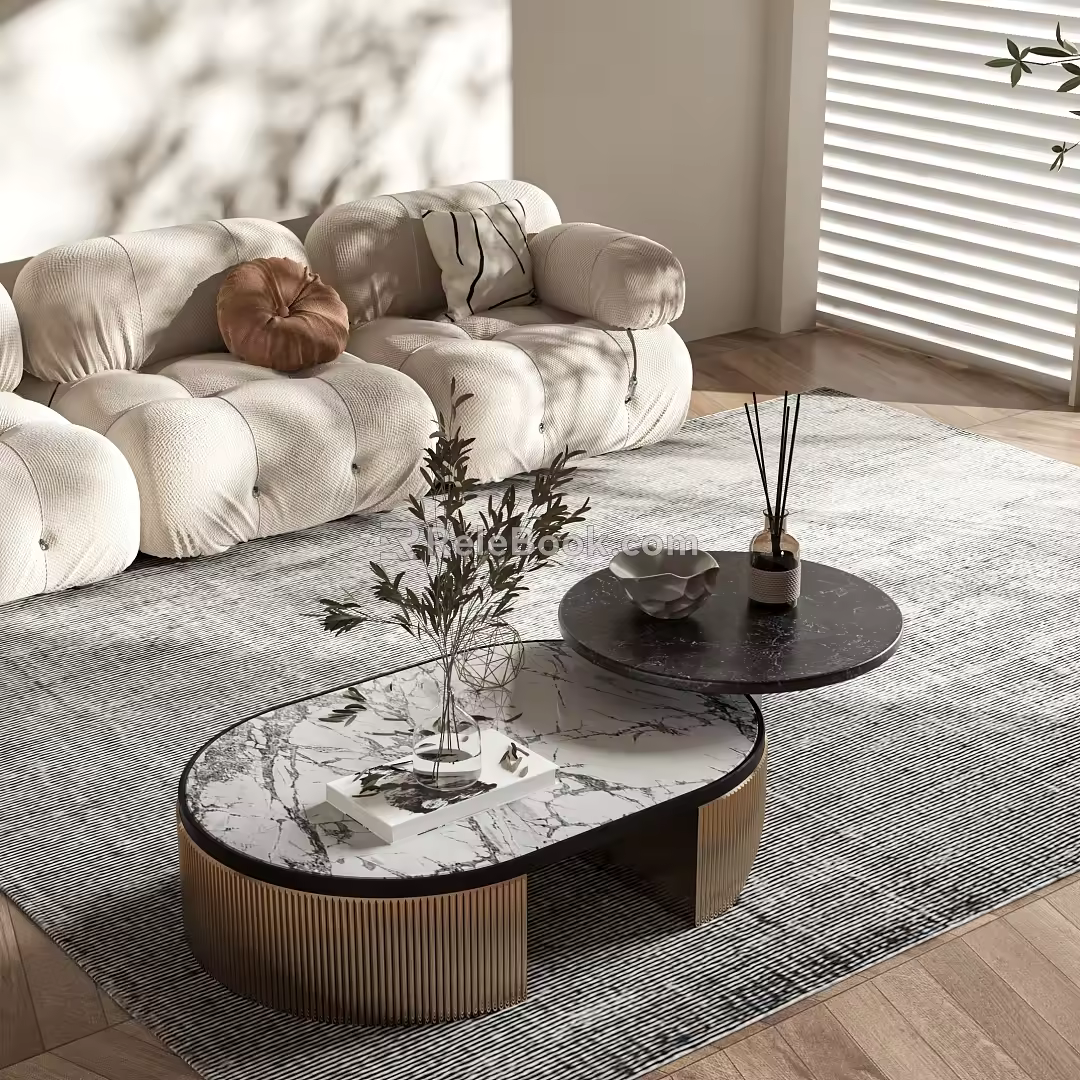Style coffee table 3d model