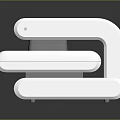 White Electronic Garment Care Appliance With Digital Display And Modern Design