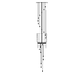 Crystal ceiling lamp 3d model