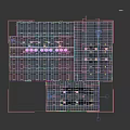 Industrial Food Processing Facility Interior With Stainless Steel Equipment Blue Floor And Worker