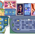 Fire Rescue Access Area Design And Location In Building Layout For Safety Planning