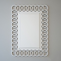 Afina Modern Mirror Aging Mirror 3d model