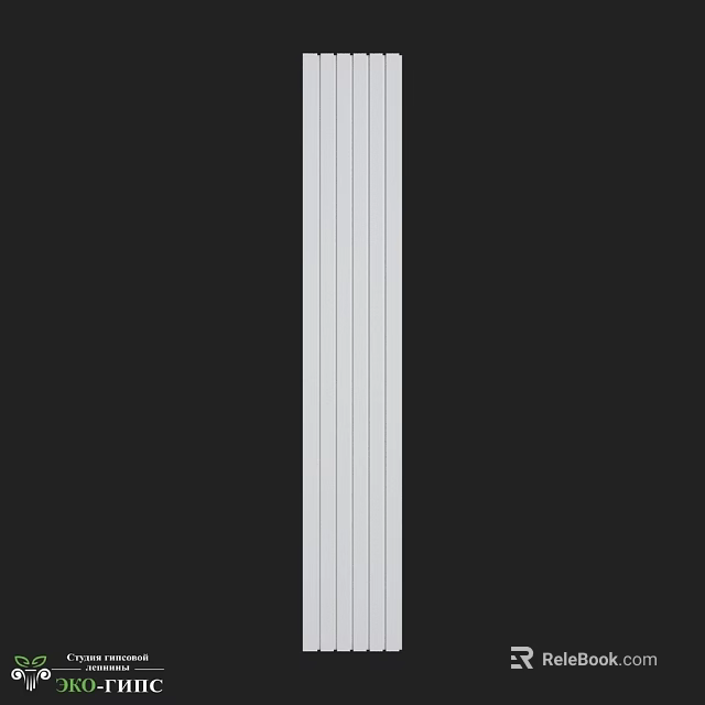 Black And White Striped Wall Design For Modern Home Interior Decoration 3d model 