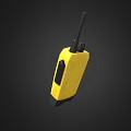 Modern intercom yellow intercom 3d model