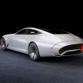 Futuristic White Sleek Car With Aerodynamic Design And Unique Wheels On Black Background