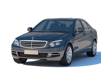 Mercedes-Benz C- Class 2010 MercedesBenz has few simple mold surfaces 3d model