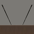 Modern Track Light Embedded Track Light Grille Light Embedded Spotlight Main Light 3d model