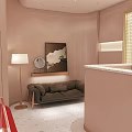 Elegant Modern Jewelry Store Interior With Glass Display Cases And Gold Accents