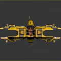 Modern fighter sci-fighter next-generation fighter sci-fighter 3d model