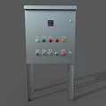 Control cabinet inverter start control cabinet distribution box electric control box 3d model