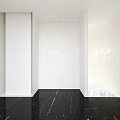 Modern Bathroom Interior With Wooden Walls Marble Floor Double Sinks And Bathtub