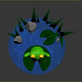 Modern frogs Frogs 3d model