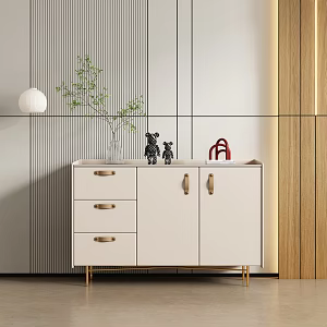 Light Luxury Sideboard 3d model
