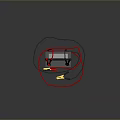 Car Battery With Red Black Jumper Cables And Red Yellow Clamps
