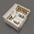DIMAITE Snack Store With Glass Front And Shelves Displaying Leisure Food Products